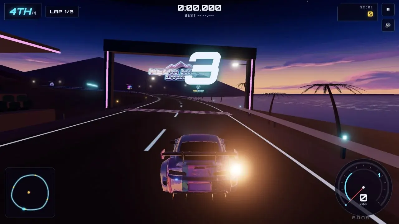 Neon Ridge Drift project artwork
