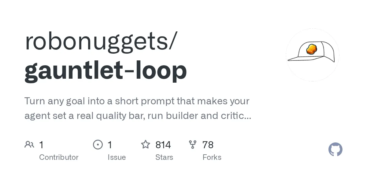 Gauntlet Loop · RoboNuggets project artwork