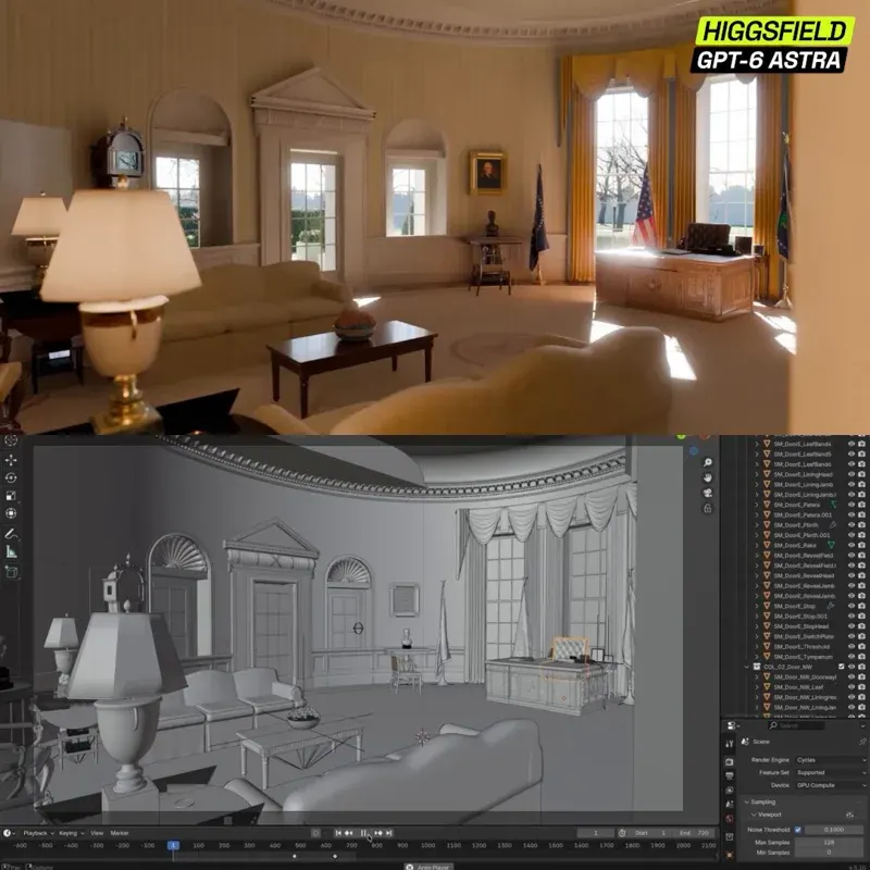 Oval Office project artwork