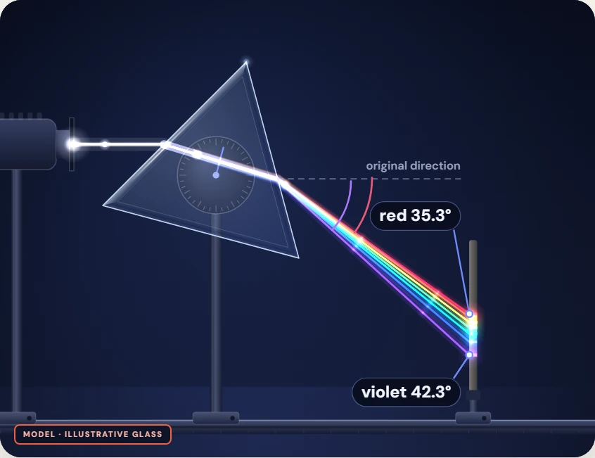 Does a prism create a rainbow? project artwork