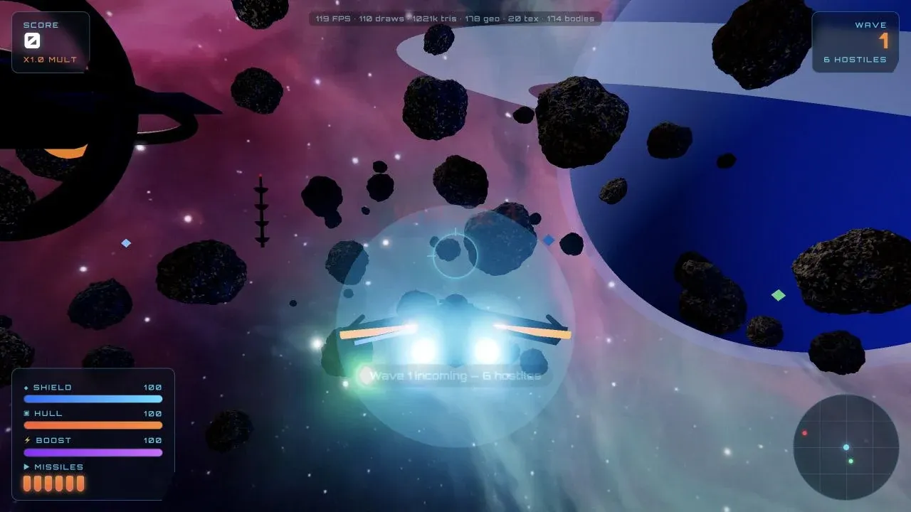 Starship Dogfight project artwork
