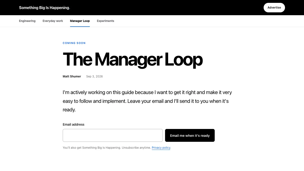 Manager Loop project artwork