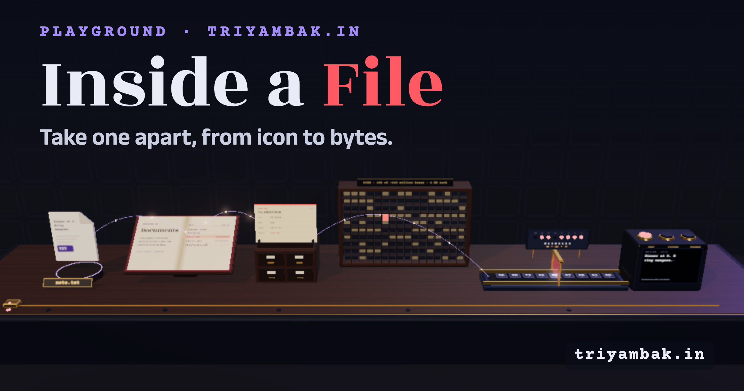 Inside a File project artwork