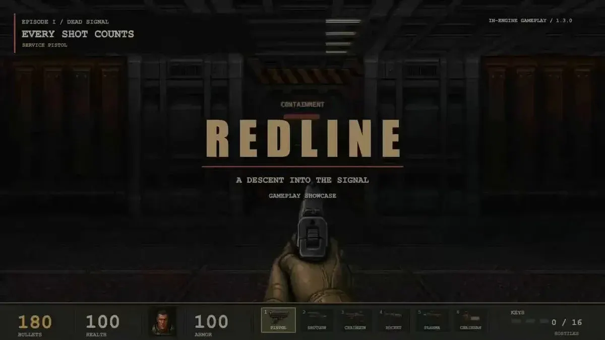 REDLINE project artwork
