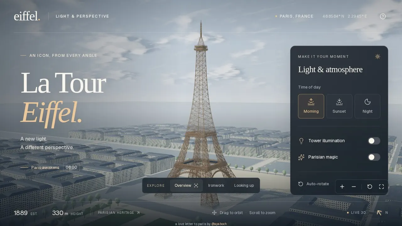 Eiffel — Light & Perspective project artwork