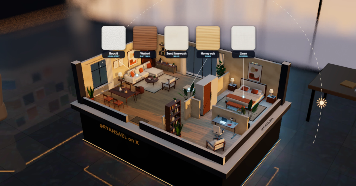 Set the Mood — a moodboard that builds the room project artwork