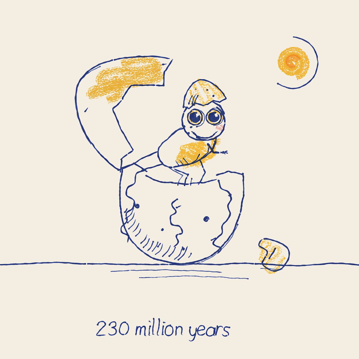 The history of dinosaurs in under one minute project artwork