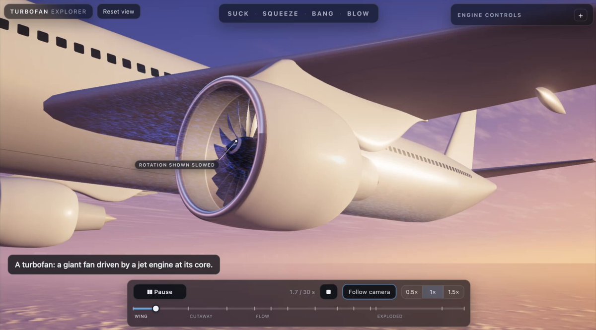 How a jet engine works project artwork