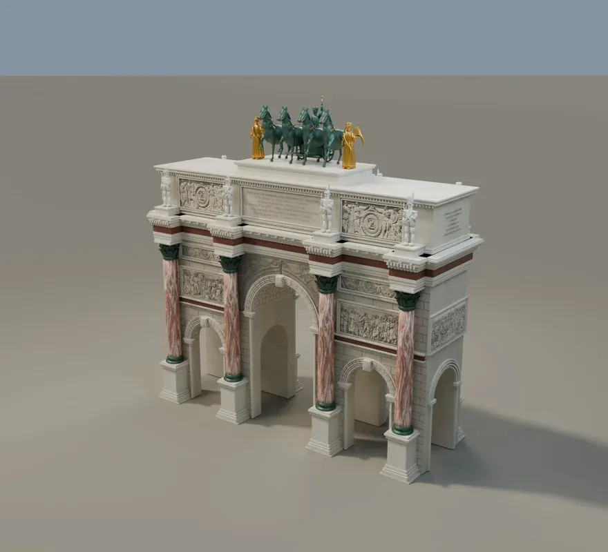 Arc du Carrousel project artwork