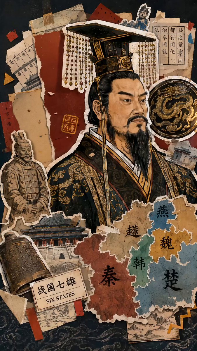How Qin unified China project artwork