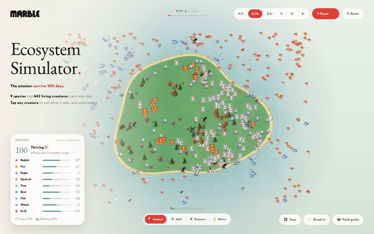 Ecosystem Simulator project artwork