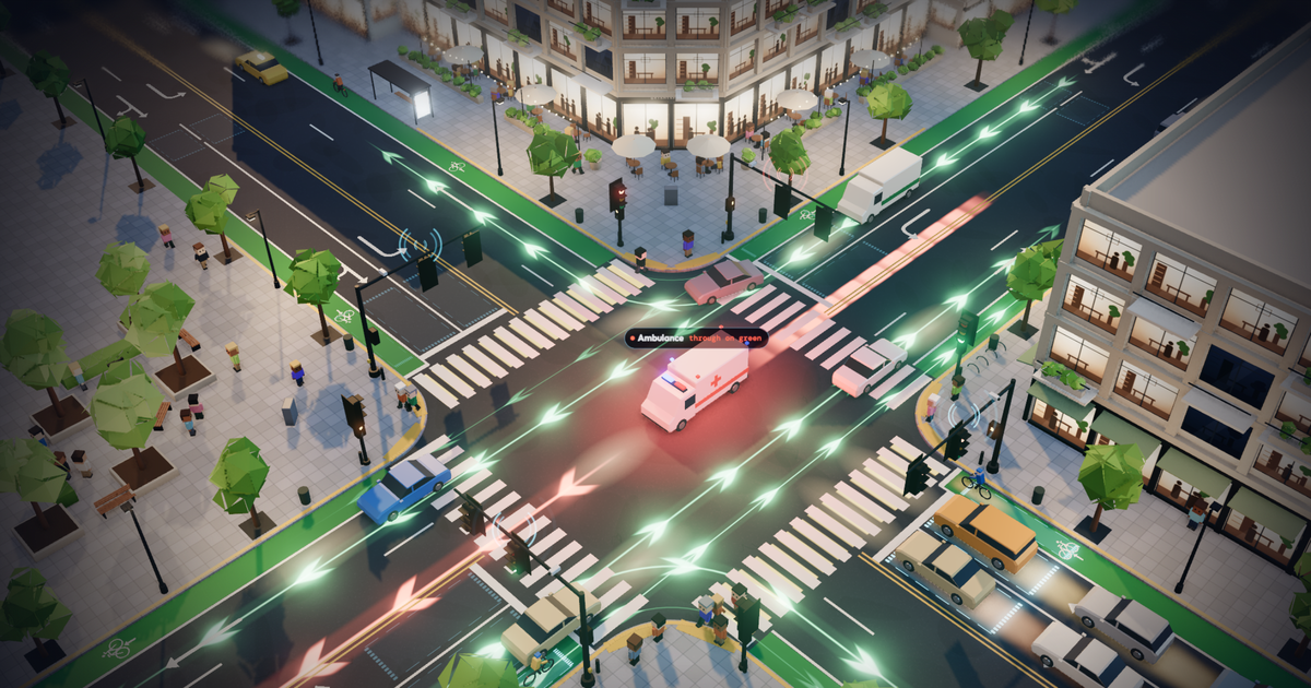 Who Gets the Green? — one intersection, adaptive signals project artwork