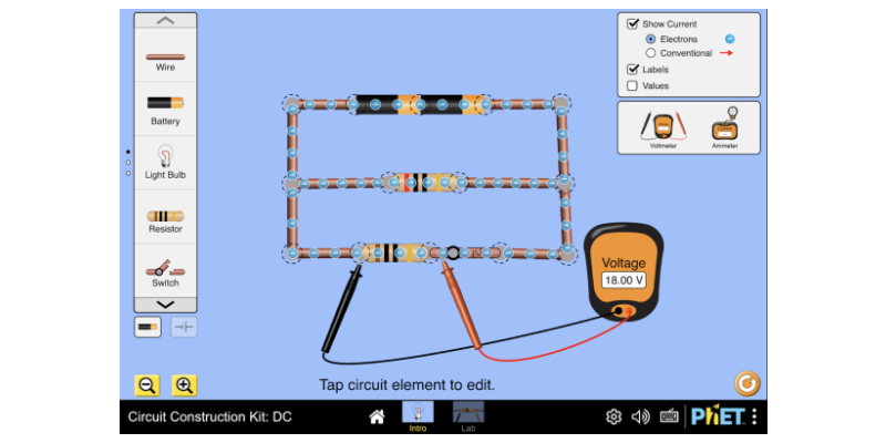 Circuit Construction Kit: DC project artwork