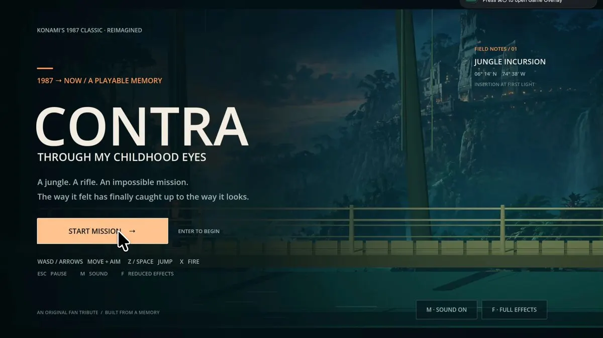 CONTRA Recreation project artwork