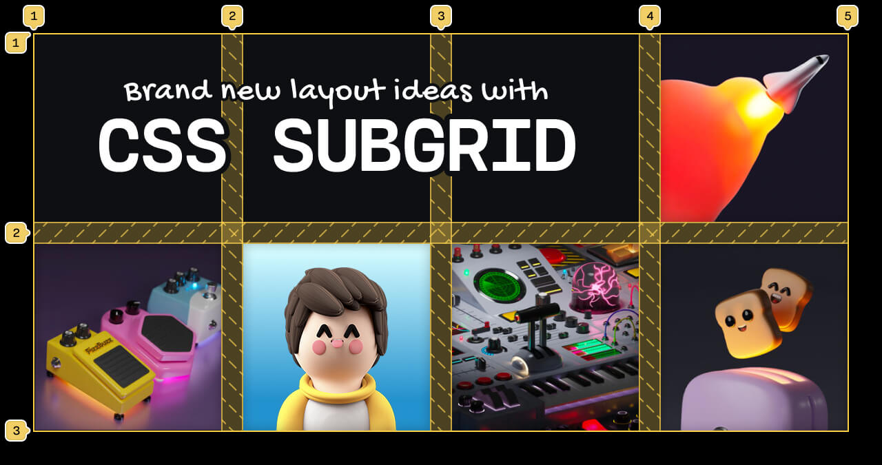 Brand New Layouts with CSS Subgrid project artwork